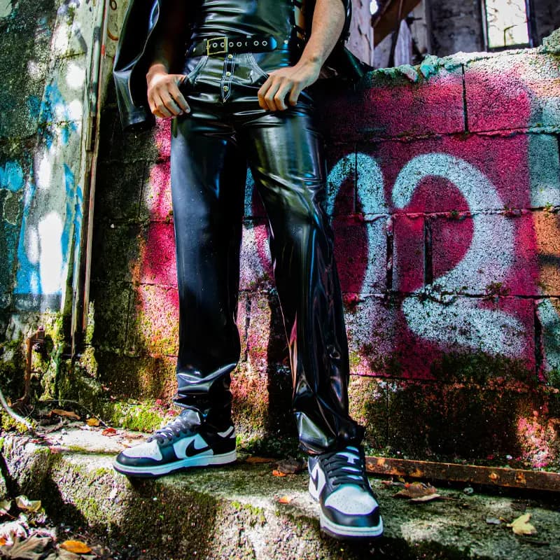 Jeans Latex Surpiqure